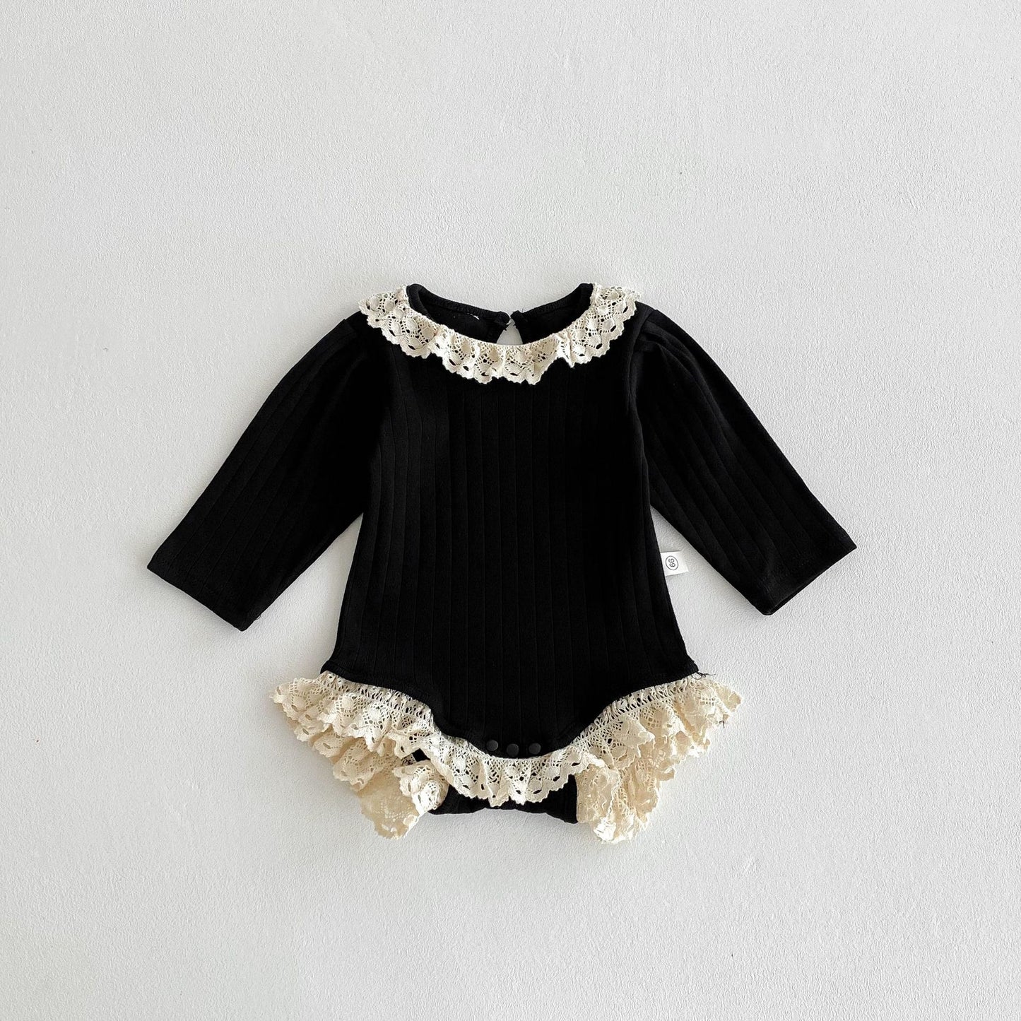 Eli lace knit romper