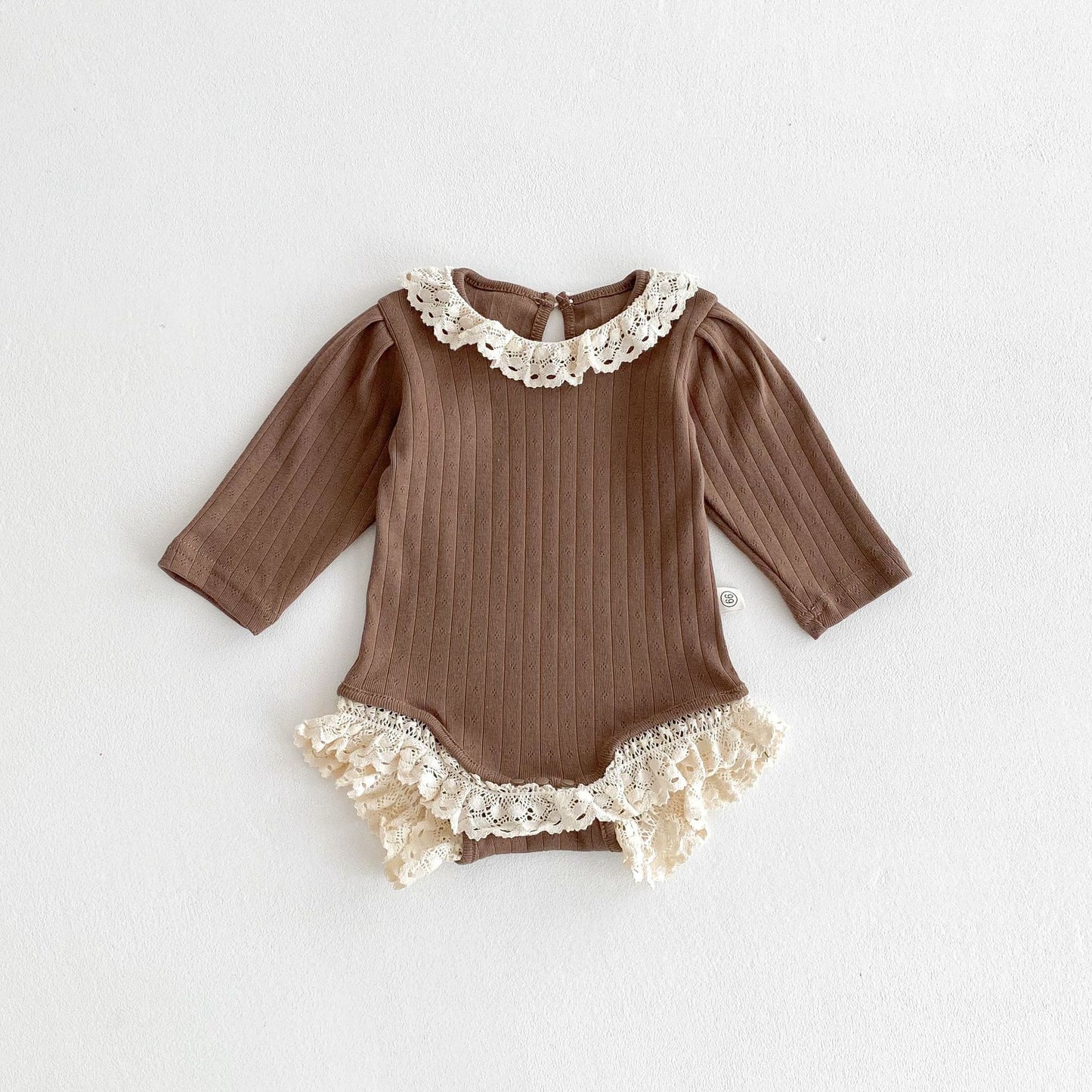 Eli lace knit romper