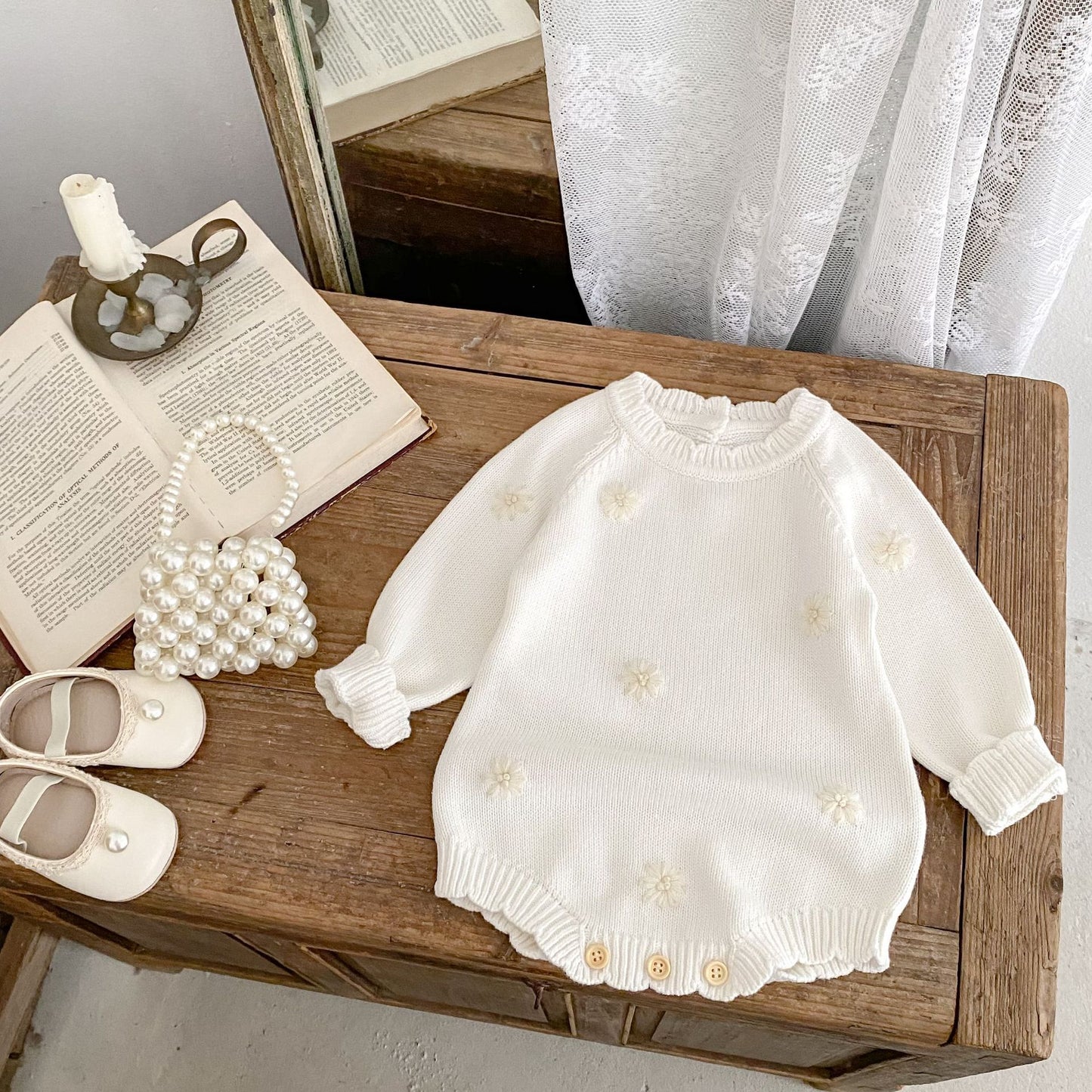 Jasmi knit romper