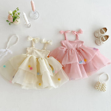 Pom fluff dress