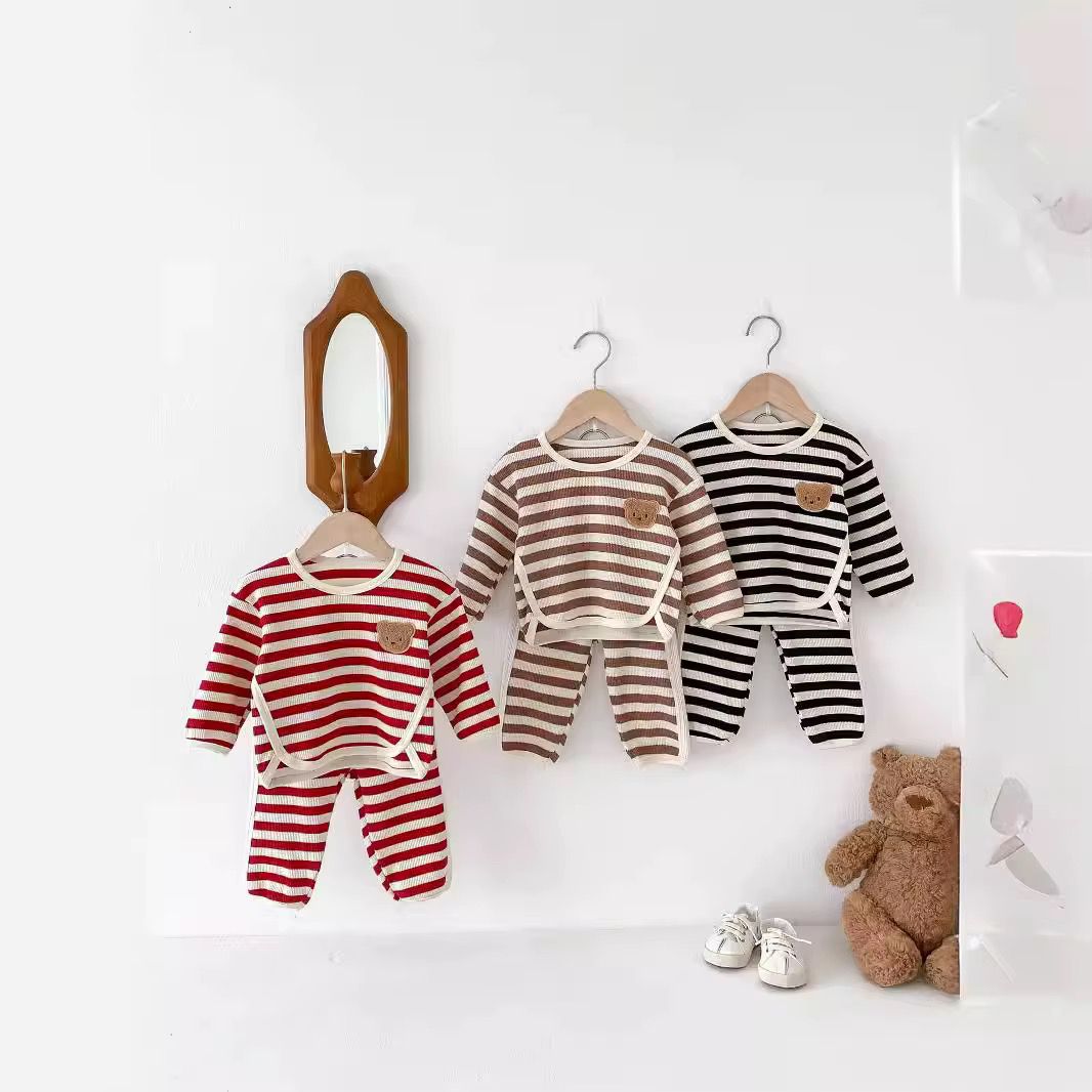 Bear stripe set (unisex)