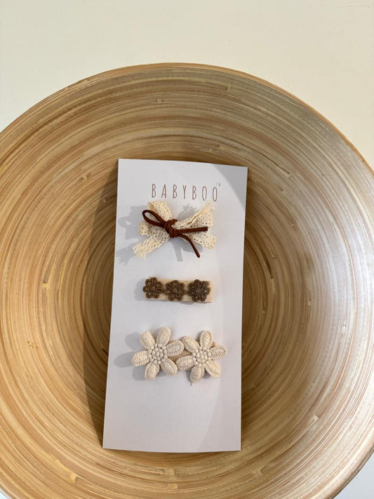 Trio clip set