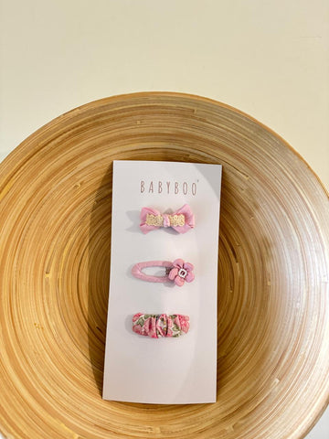 Printed clip set