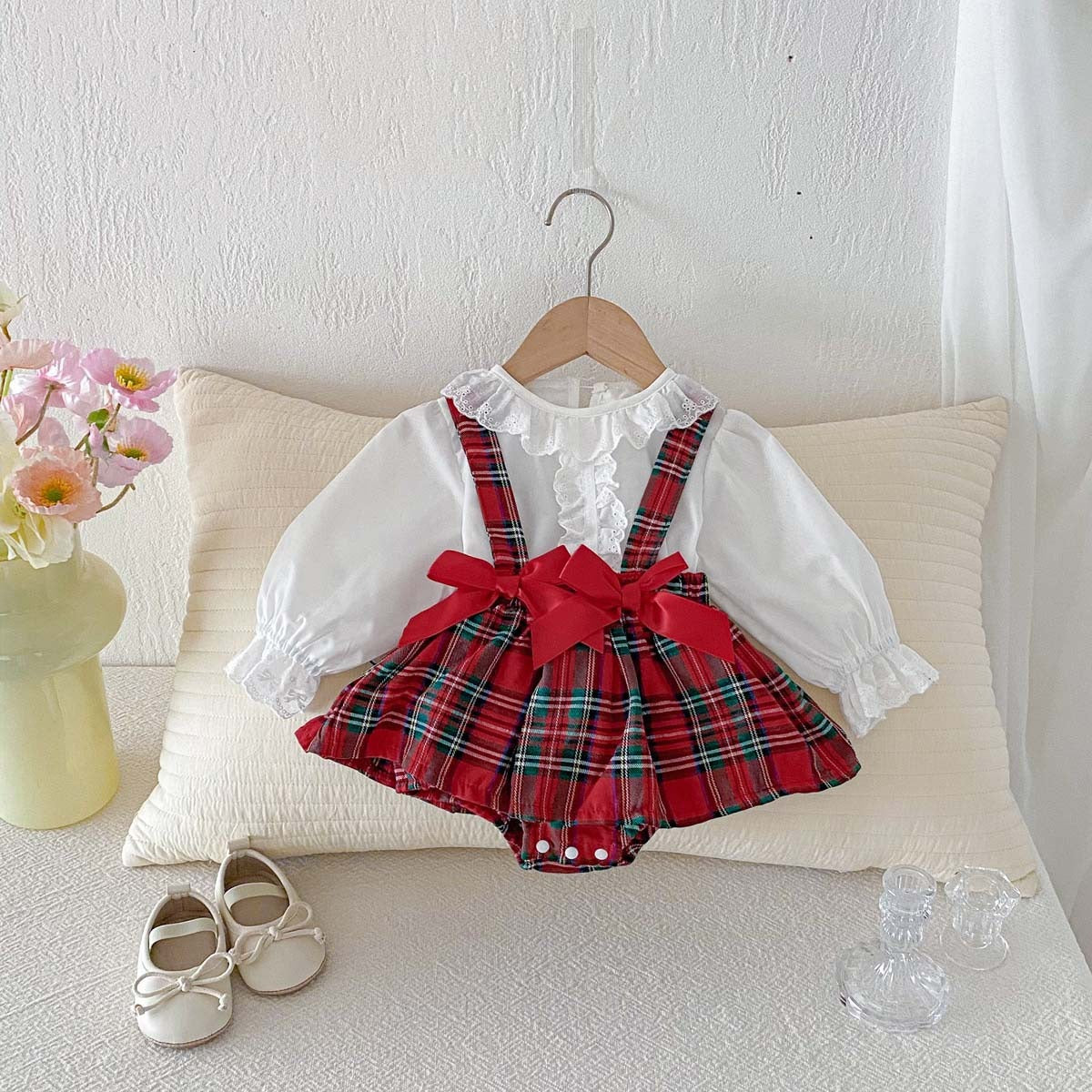 Suza bow suspender set