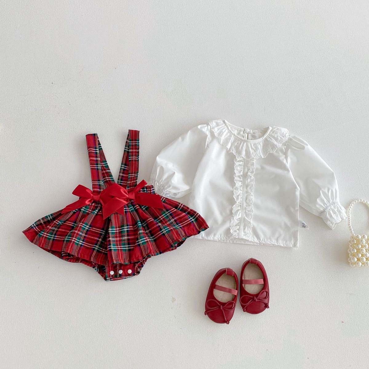 Suza bow suspender set