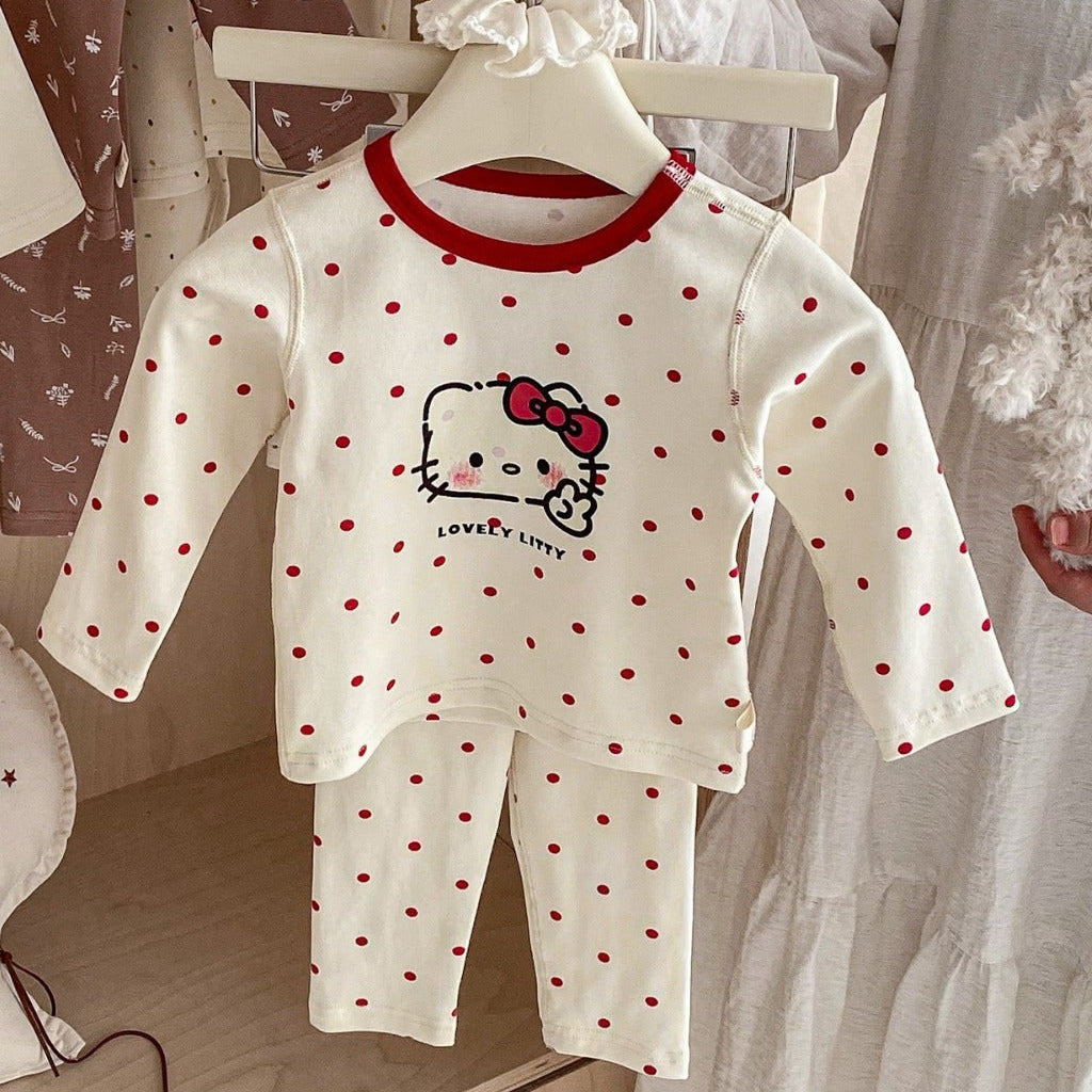 Kitty polka sleepwear