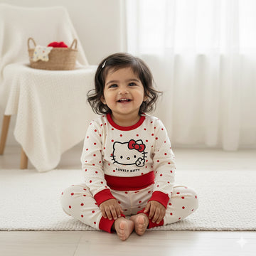 Kitty polka sleepwear