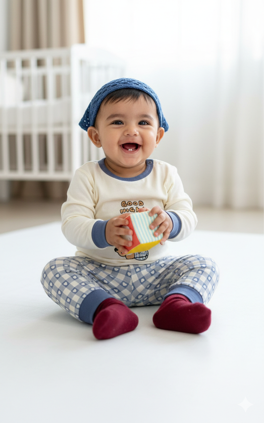 Check heart sleepwear