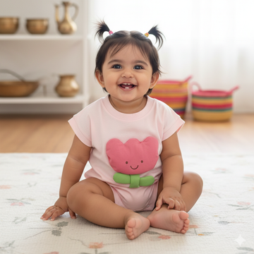 Flower /Fish romper
