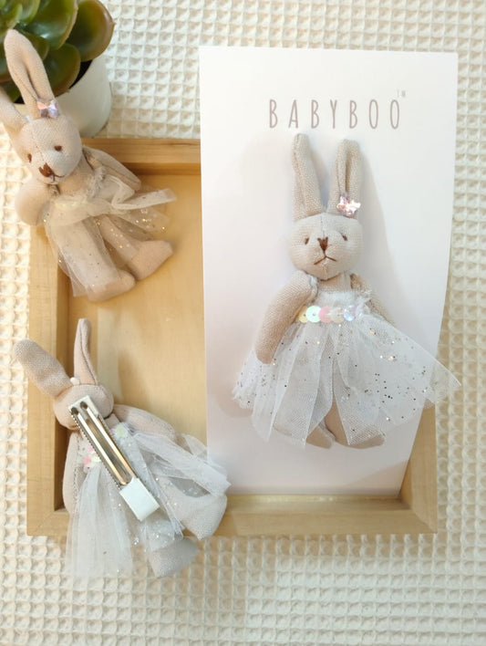 Bunny hair clip
