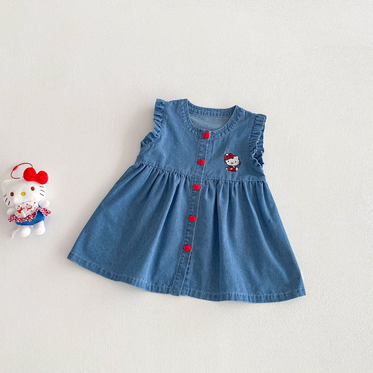 Denim Kitty dress