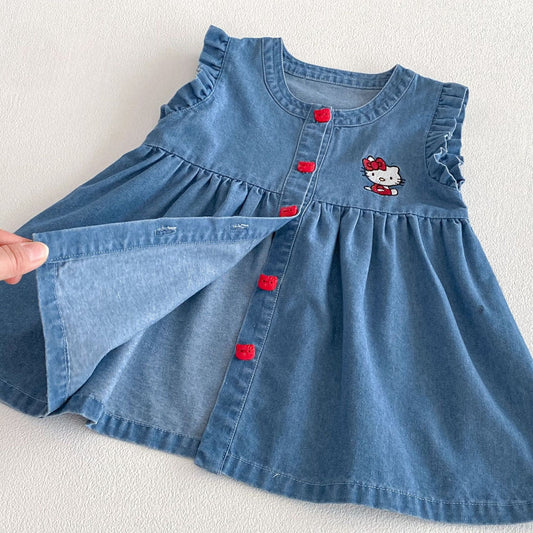 Denim Kitty dress