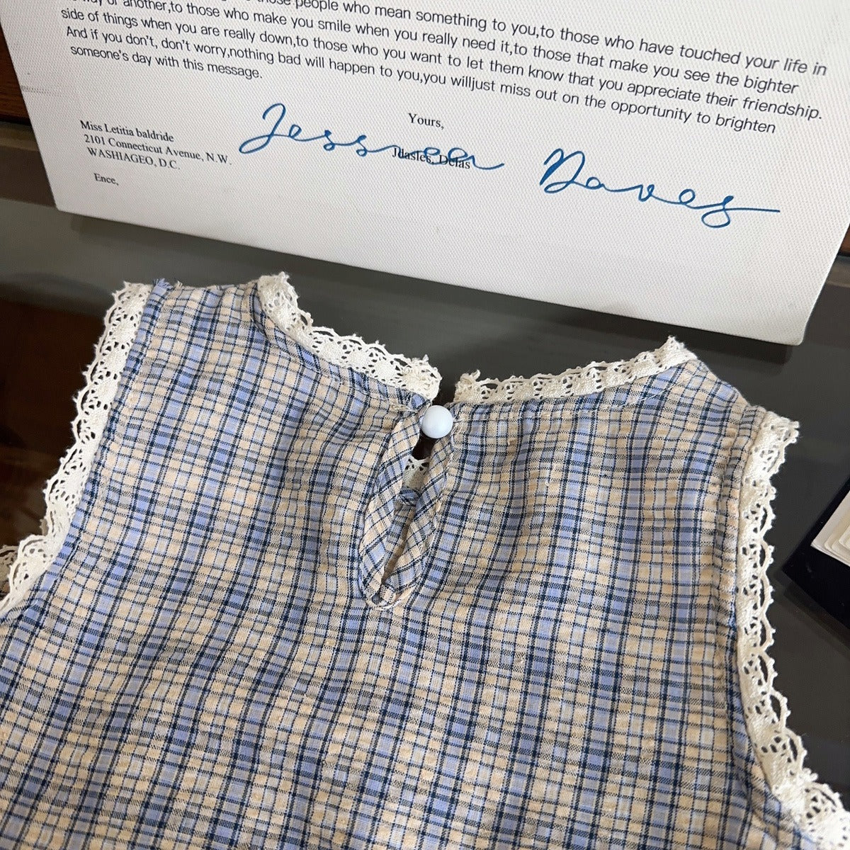 Cline check Dress