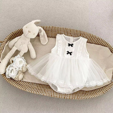 Snowfy romper dress