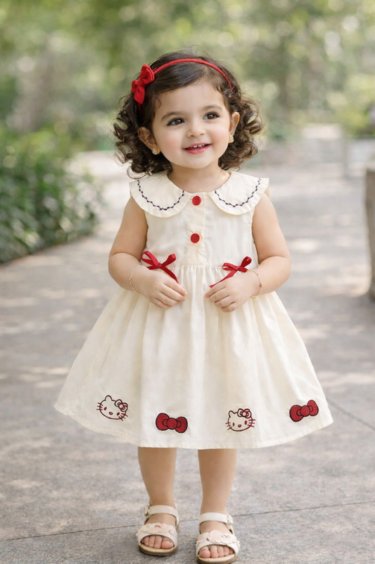 Kitty bow dress