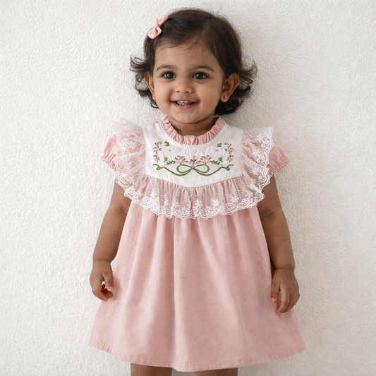 Peony Lacey dress
