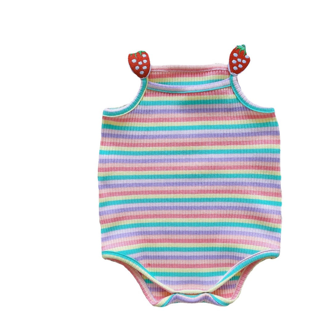 Striped romper