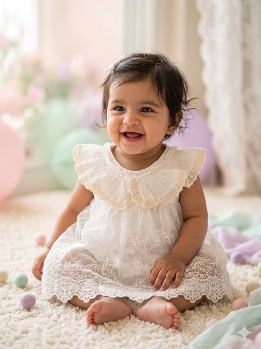 Lily sheer romper dress