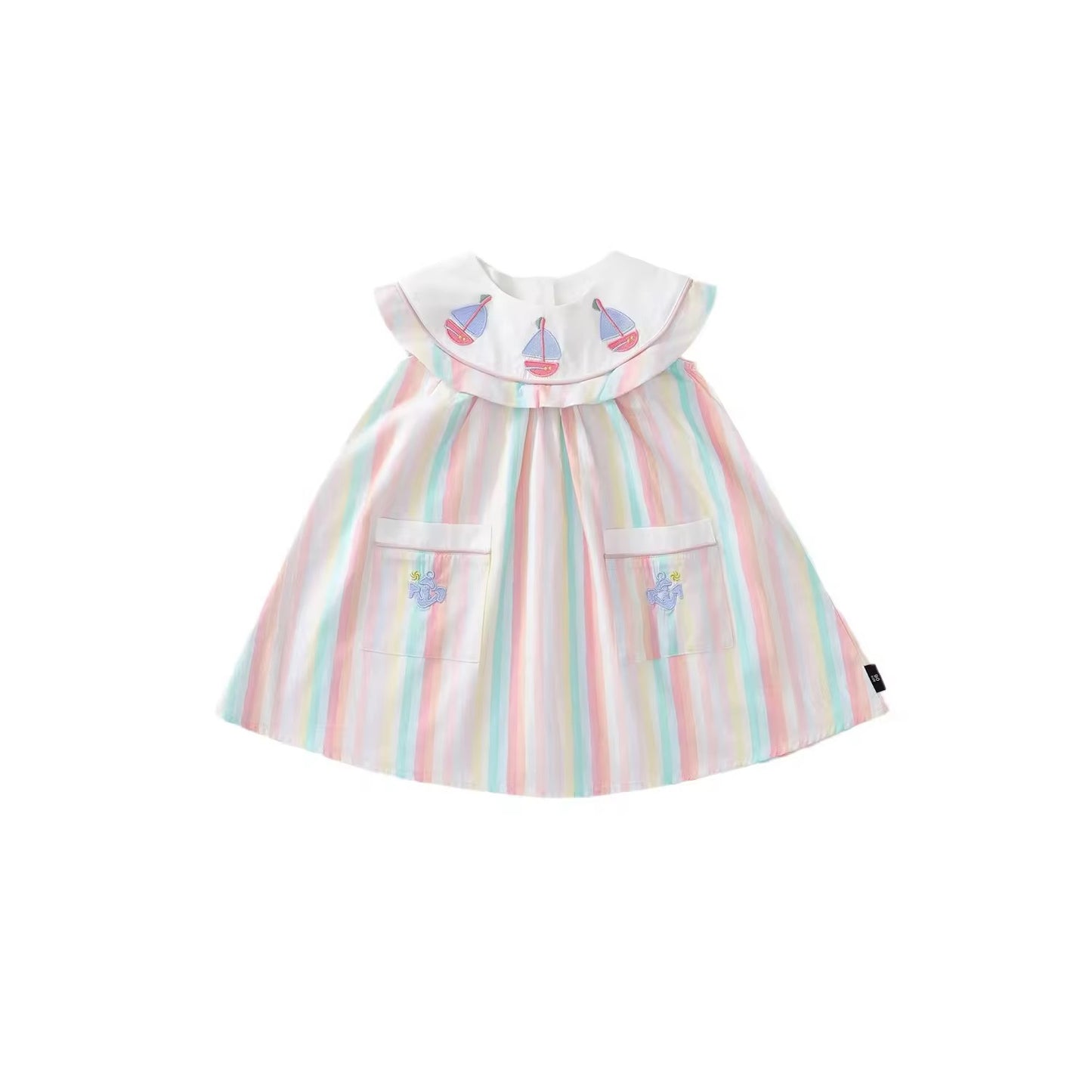 Pastel stripe dress