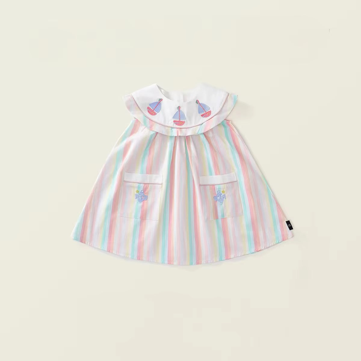 Pastel stripe dress