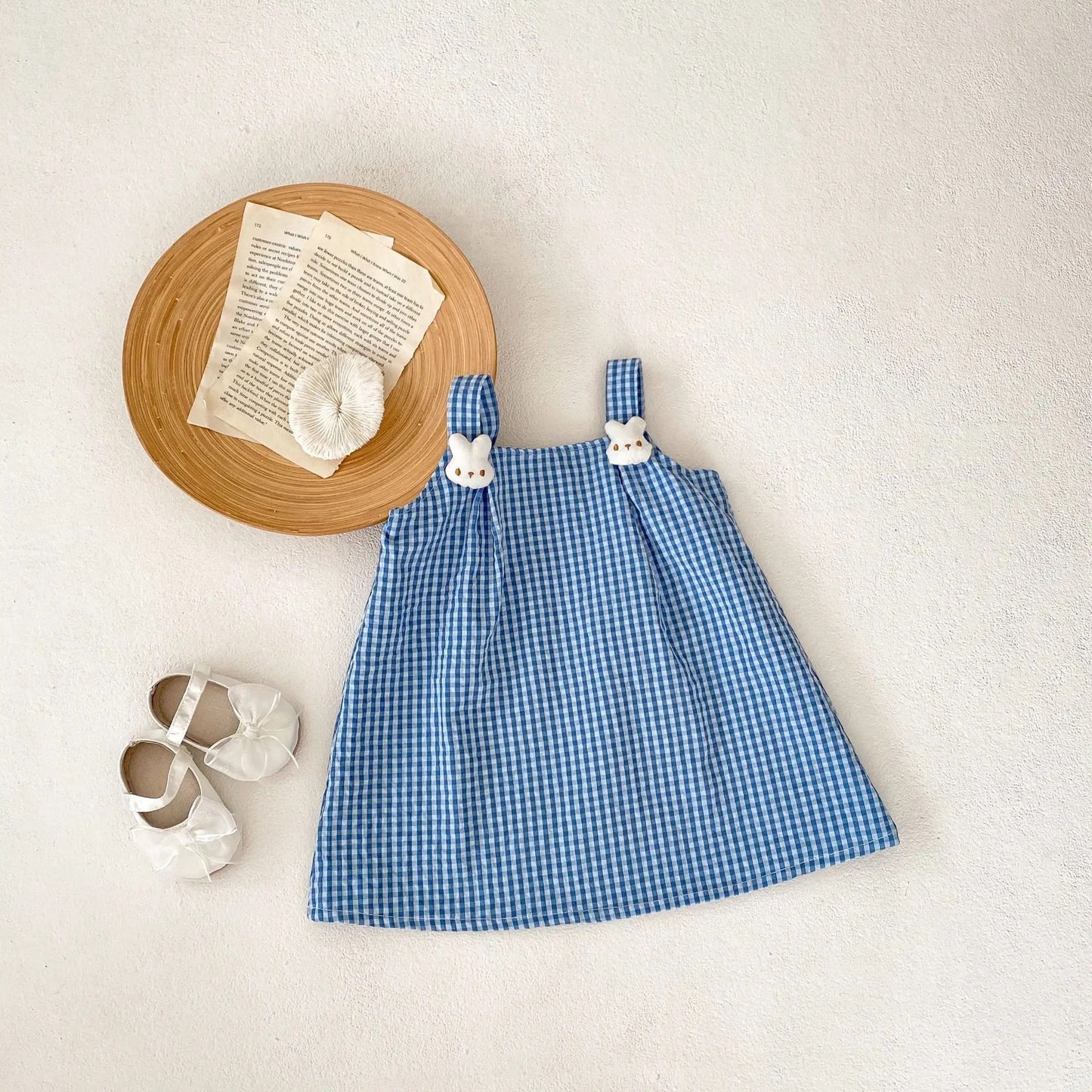 Lacey checkered dress