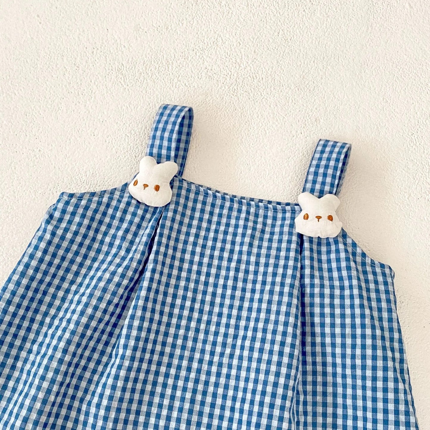 Lacey checkered dress