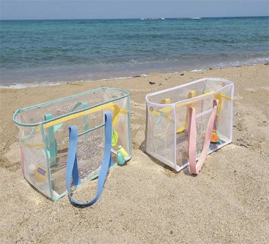 Transparent beach bag