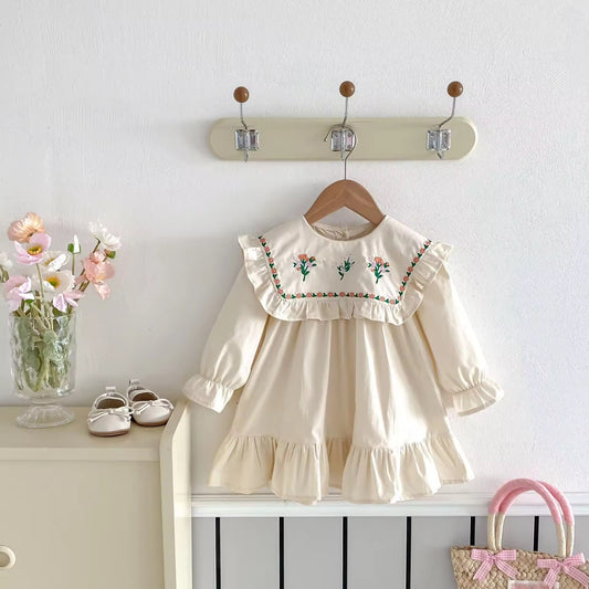 Aje Embroidered Dress